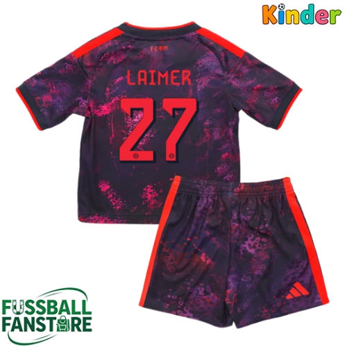 Bayern Munich Konrad Laimer #27 Replik 3rd trikot Kinder 2026-27 Kurzarm (+ Kurze Hosen)